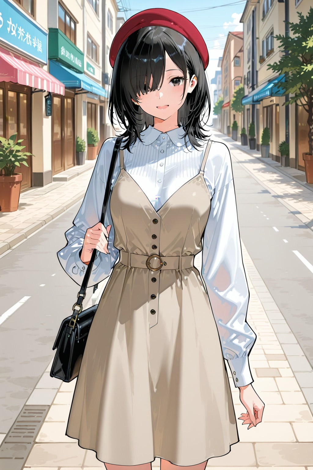 めかくれ女子＃１１７ | の人気AIイラスト・グラビア