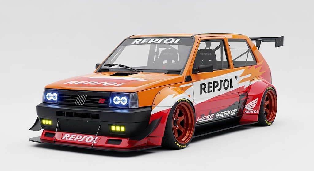 レプソルフィアットパンダレーシングカー