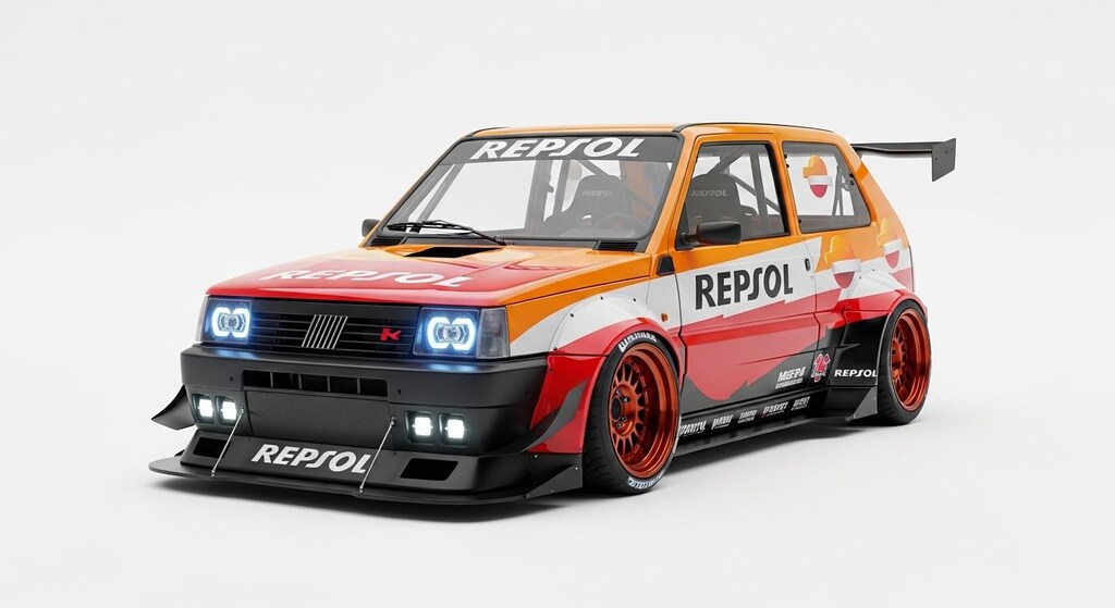 レプソルフィアットパンダレーシングカー