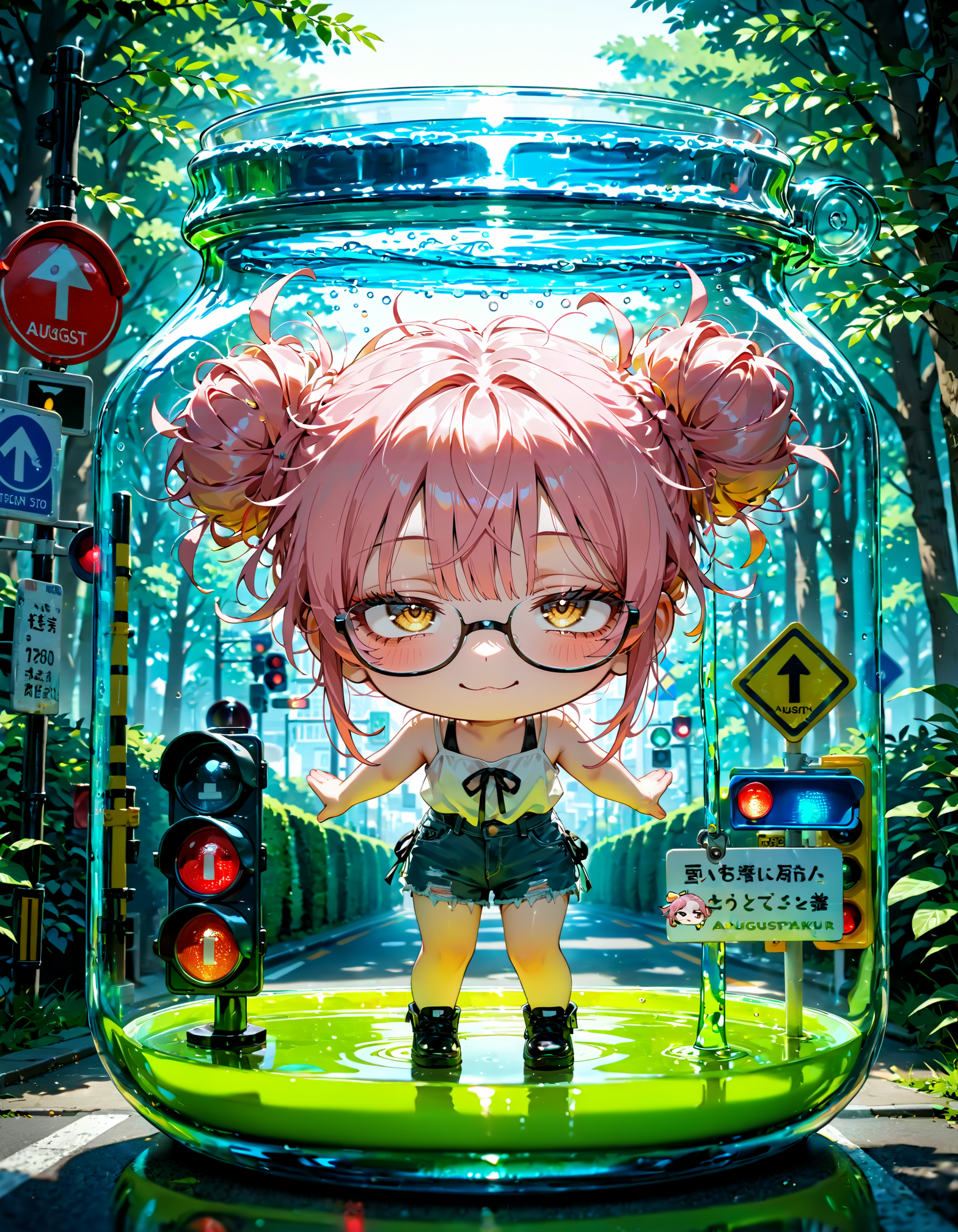 今日は何の日？　交通信号設置記念日 | の人気AIイラスト・グラビア