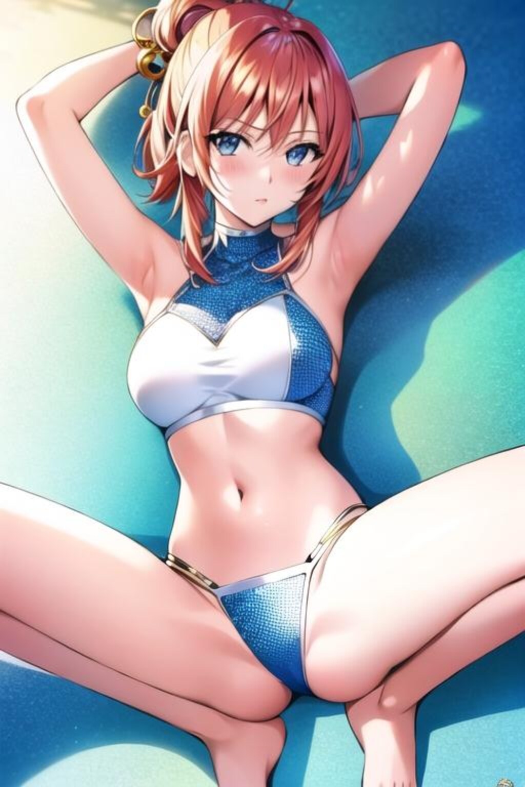 アスリートの女の子