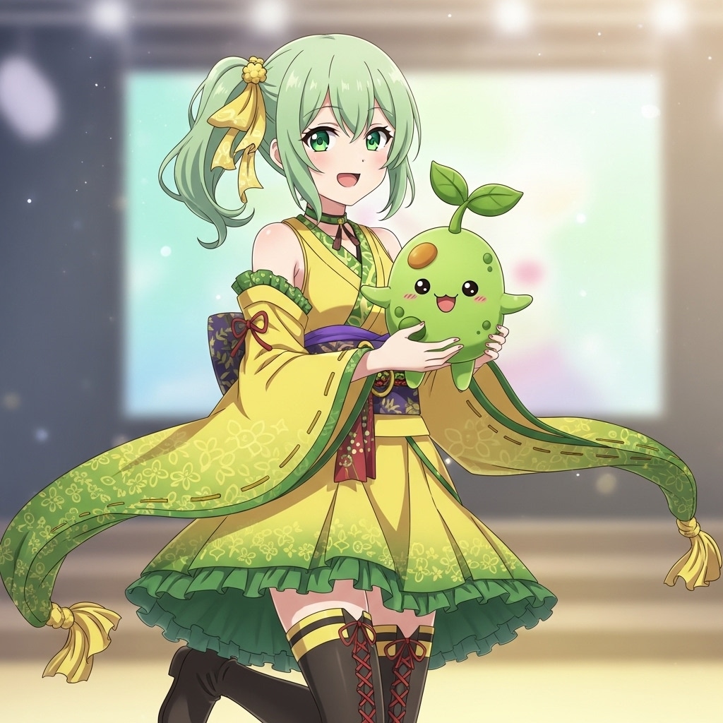 喜緑ちゃんと ベジグリーン | の人気AIイラスト・グラビア