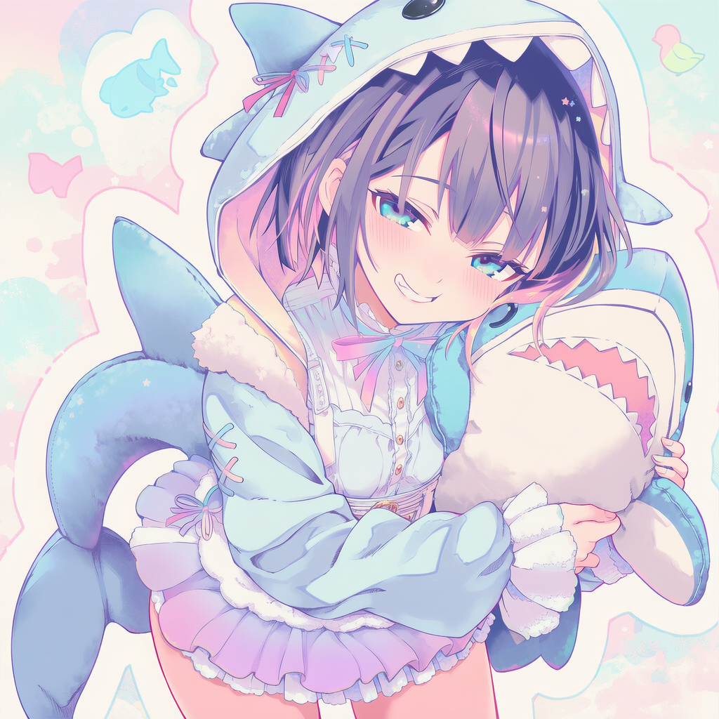 サメパーカーあこちゃん