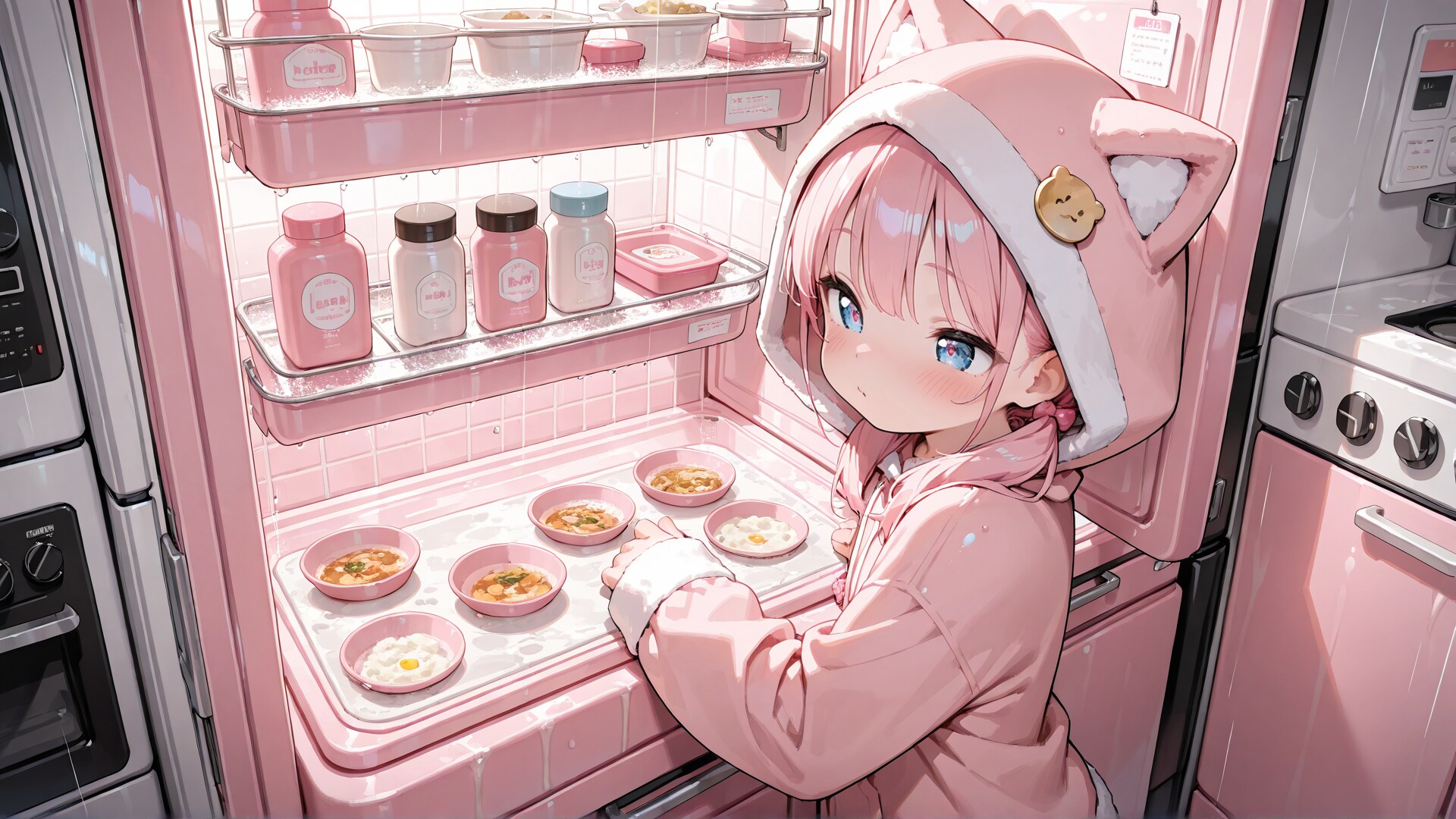 ピンク髪ツインテール ロリ系 | の人気AIイラスト・グラビア