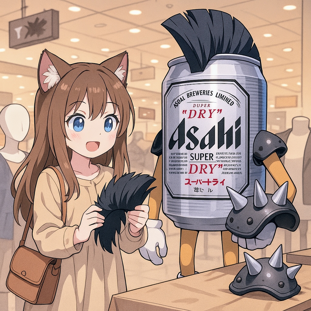 終末世界の準備をする小さな女の子