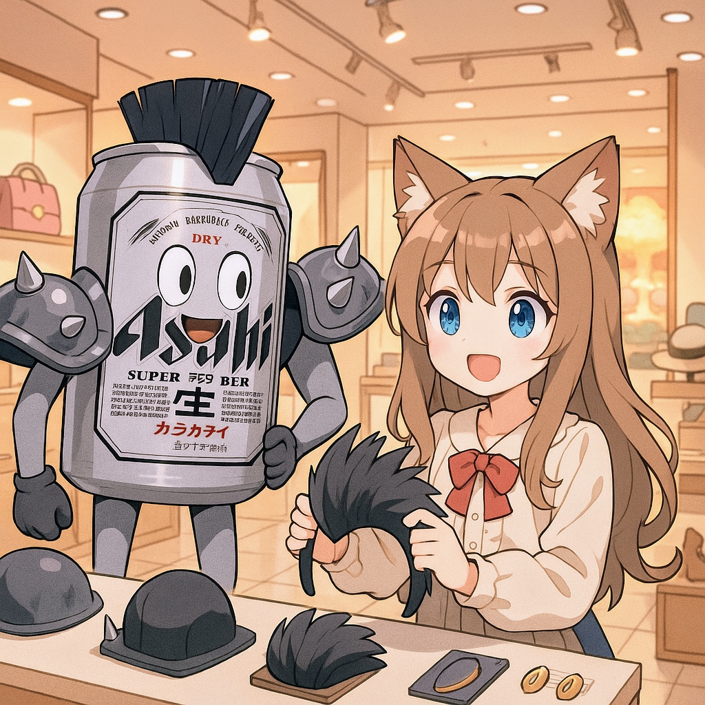 終末世界の準備をする小さな女の子