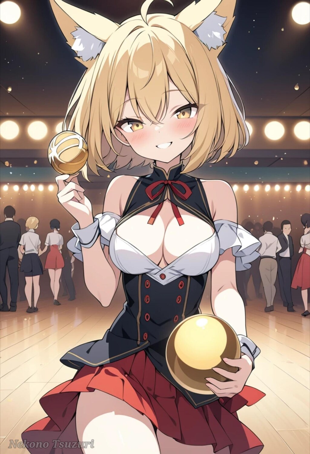 Let's Kintama Dance? 斜陽学園 金球部 貝柱満狐