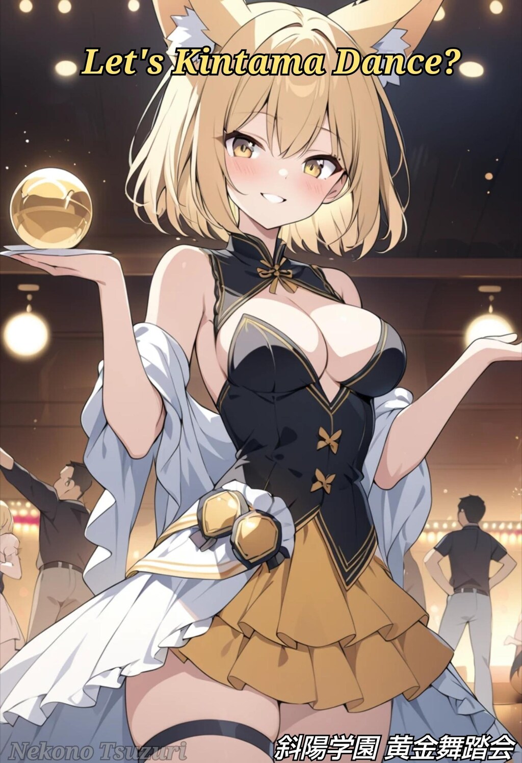 Let's Kintama Dance? 斜陽学園 金球部 貝柱満狐