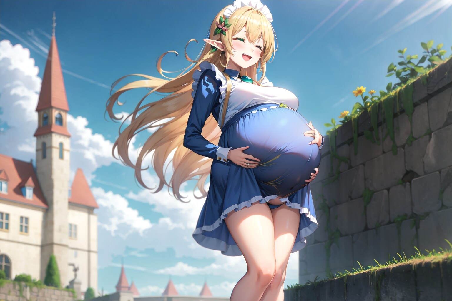 新春孕みエルフ祭り企画作品です
