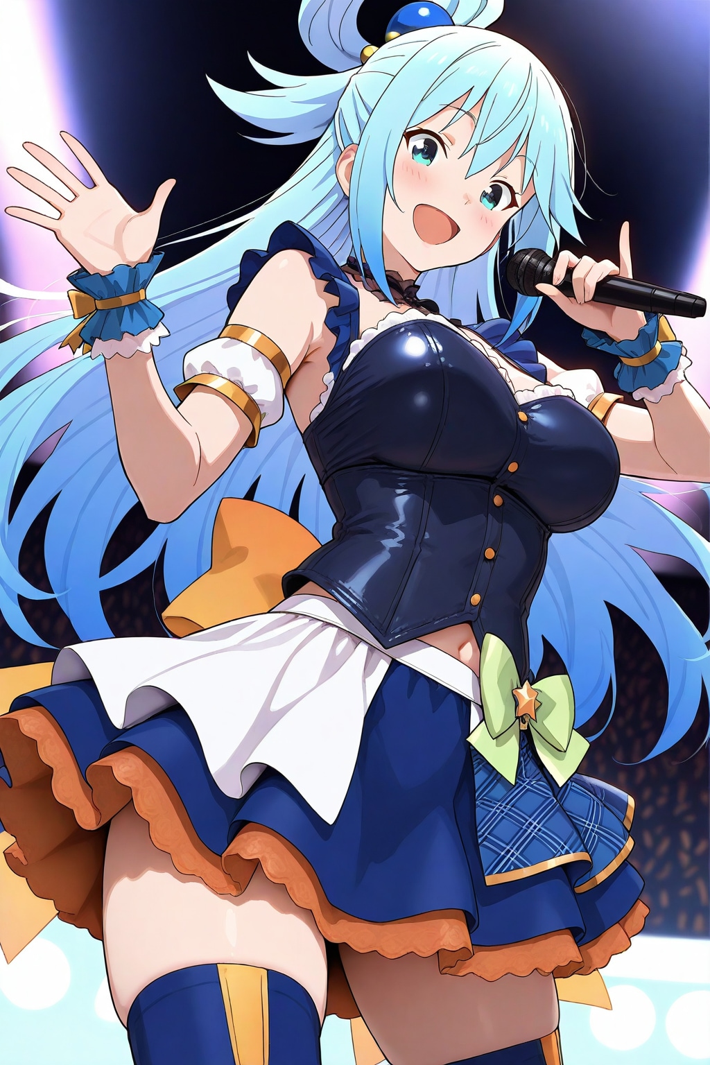 アクアカラーアイドル | の人気AIイラスト・グラビア