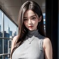 趣味の爆乳セーターがやめられない 2枚目