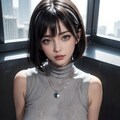 趣味の爆乳セーターがやめられない 3枚目