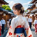 京都の着物美人 6枚目