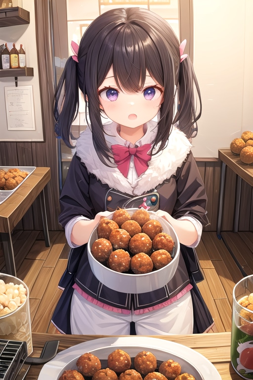 ○ートボールを作る女の子[キートボール] | の人気AIイラスト・グラビア