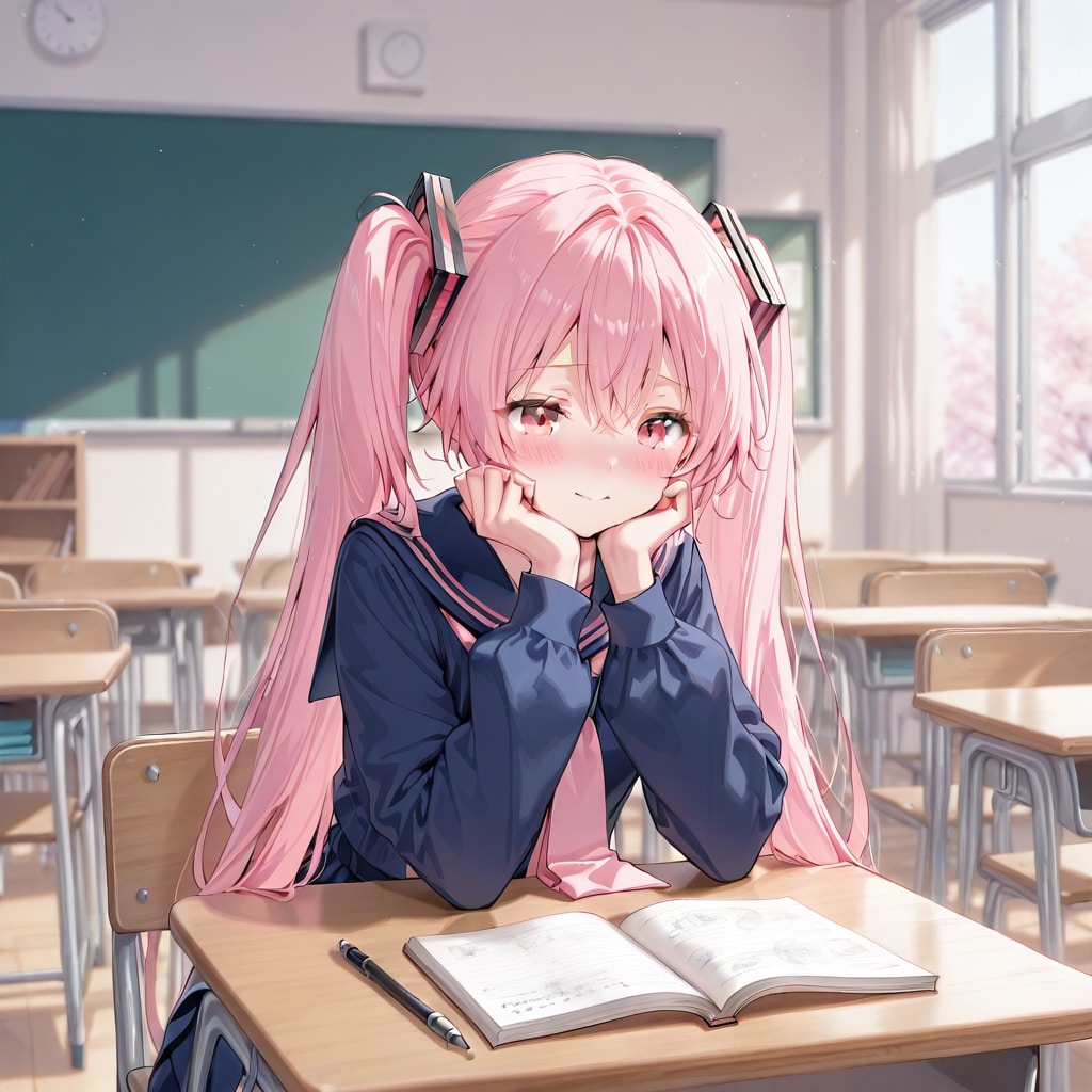 QILIN桜ミクとセーラー服