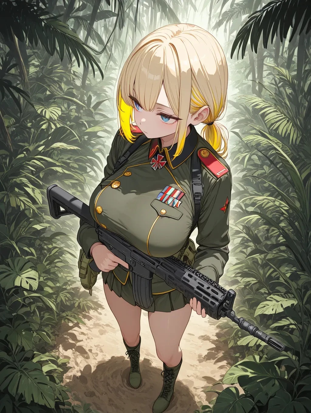 密林の軍人ちゃん