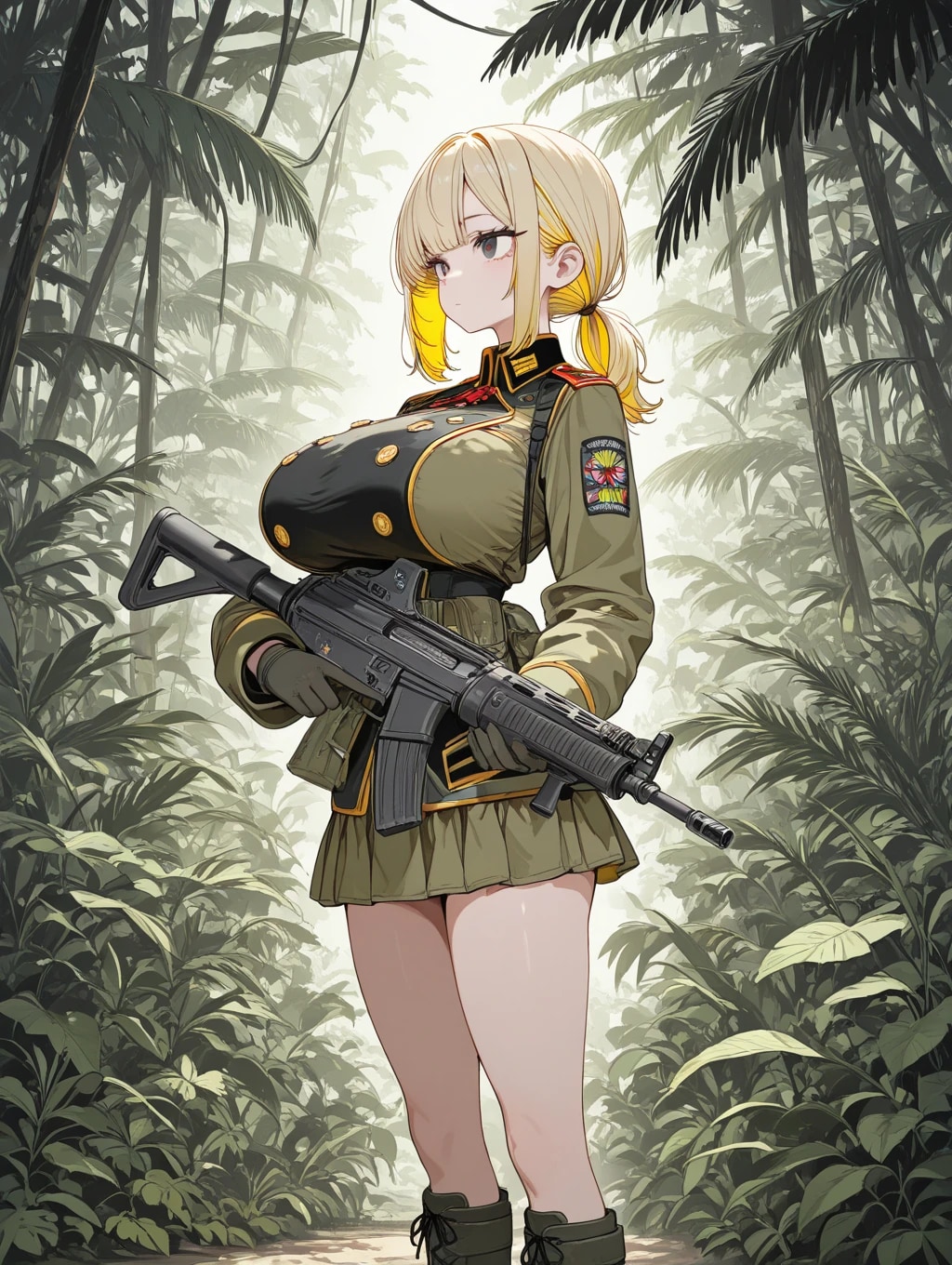 密林の軍人ちゃん