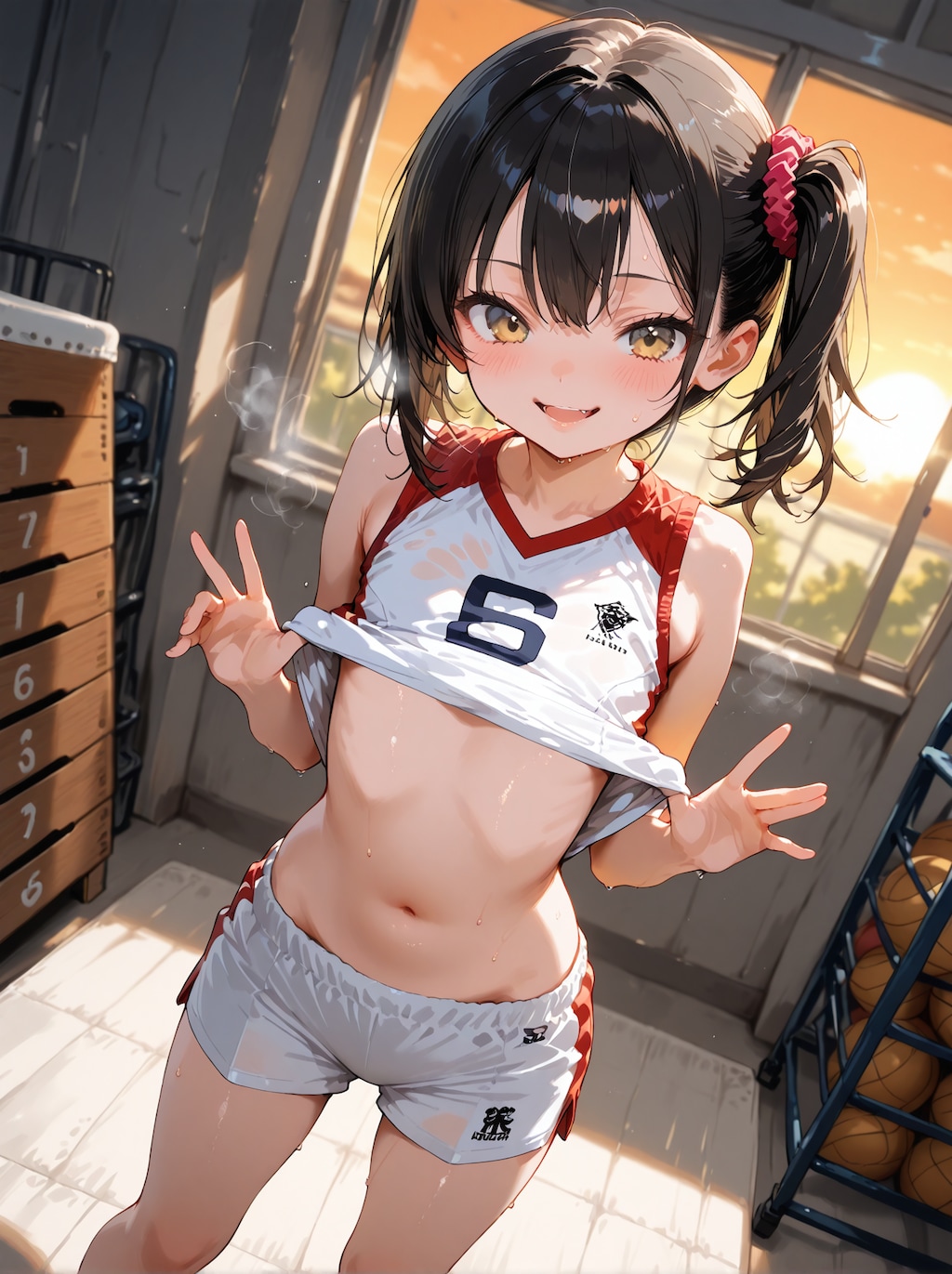 へそ出しユニフォーム