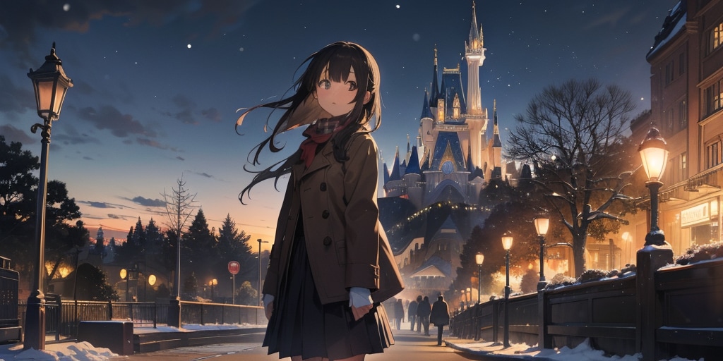 Amusement park illuminations | の人気AIイラスト・グラビア