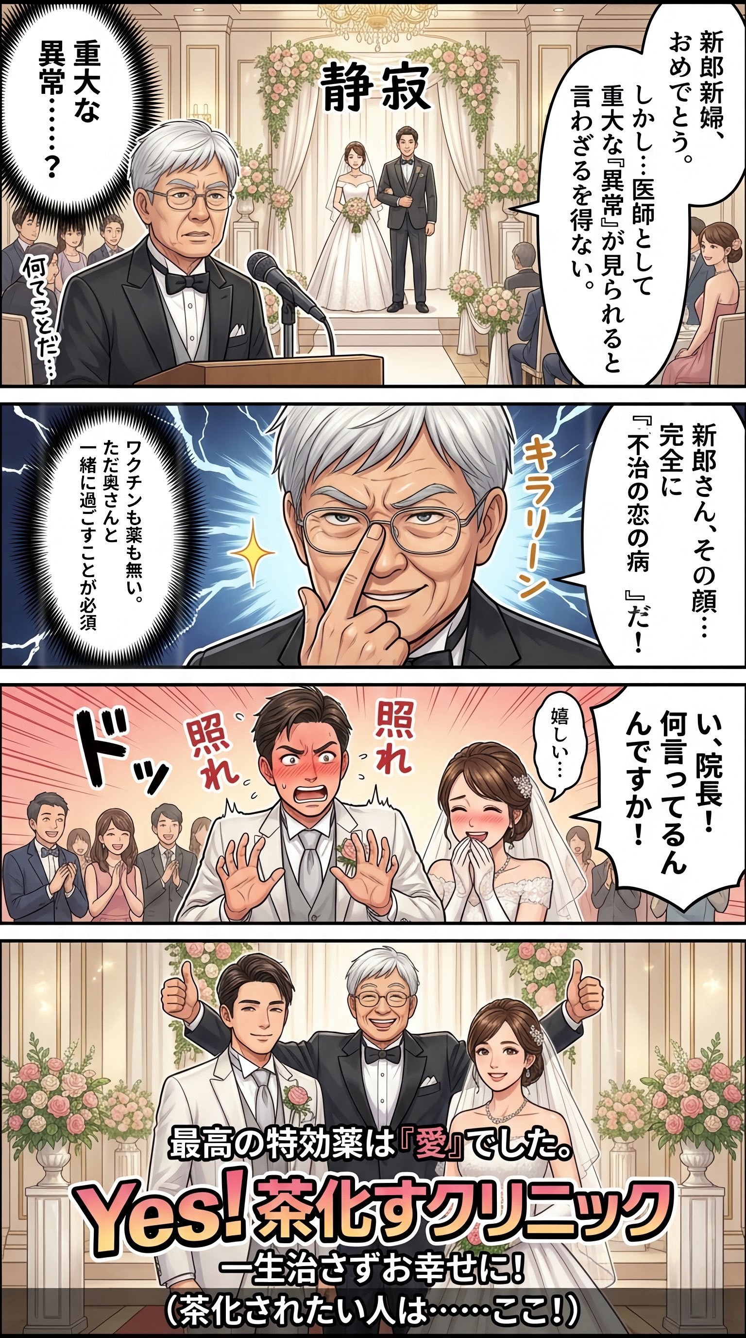 帰ってきた頑張れ高〇院長〜茶化すウェディング編