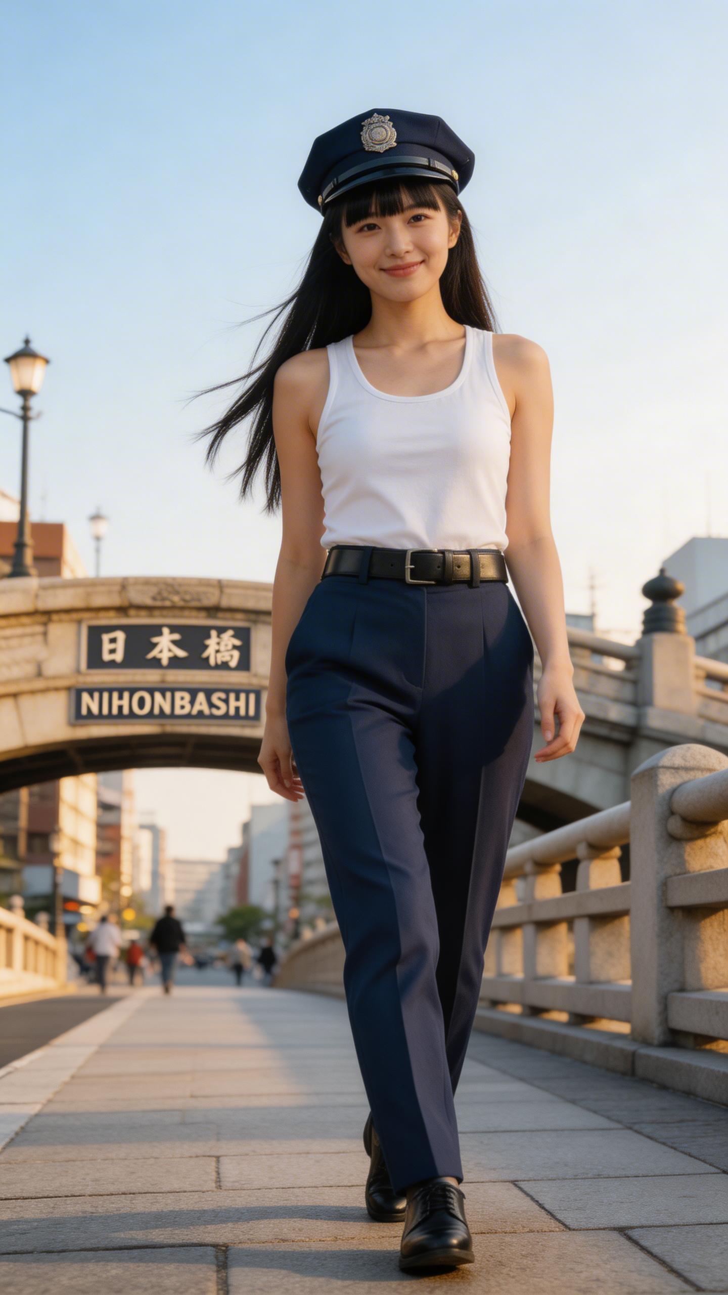 かっこかわいい婦警愛崎咲綺の日本橋パトロール