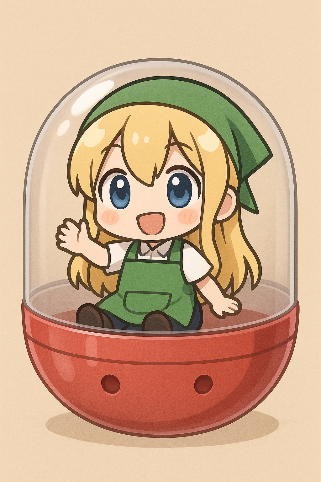 何人かカプセルにいれたよ