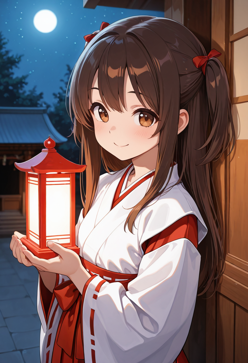 月夜の灯火