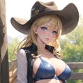 金髪カウガールお姉さん 5枚目