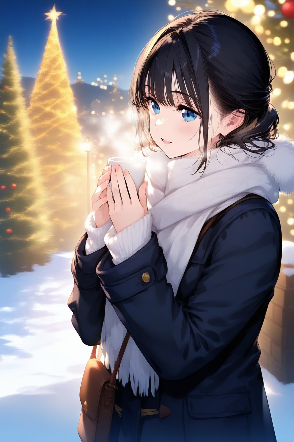 冬の美少女 | の人気AIイラスト・グラビア