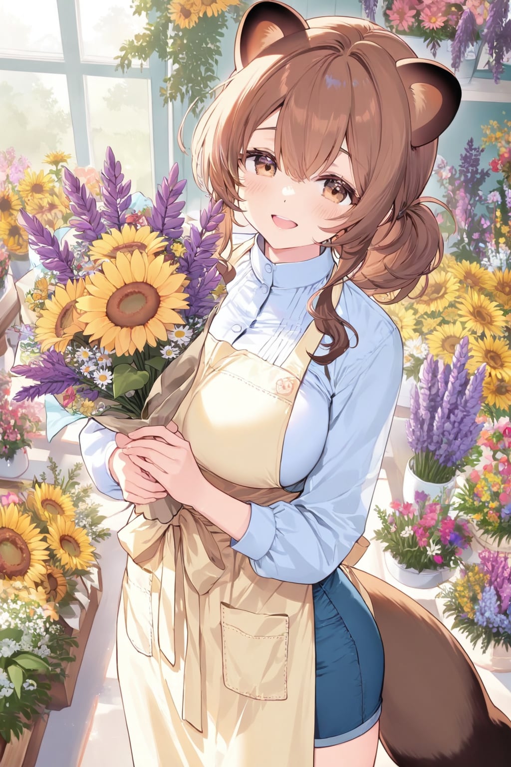 たぬきちゃんのお花屋さん