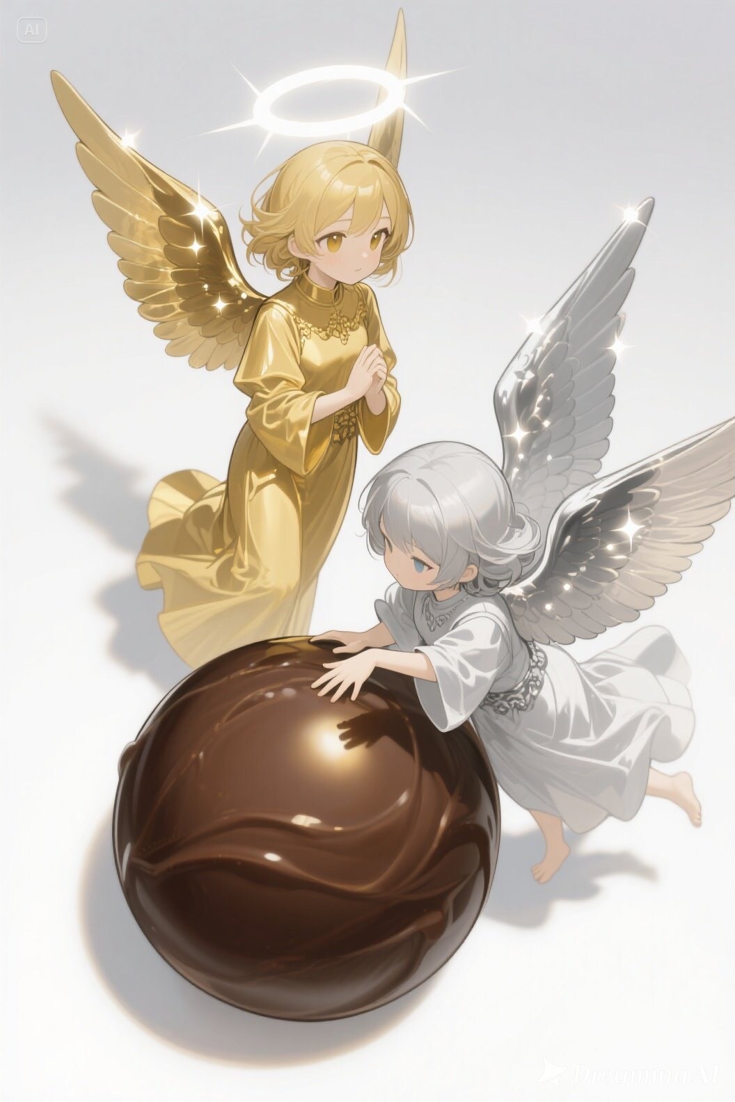 金と銀のエンゼル577 | の人気AIイラスト・グラビア