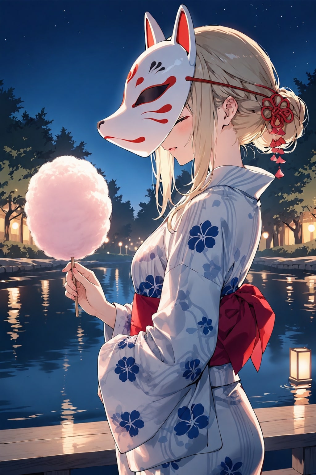 清楚な君の好物は綿飴