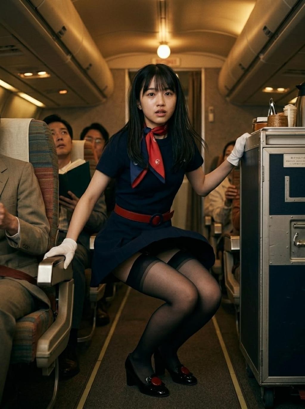 昭和の日　昭和レトロなスチュワーデス２