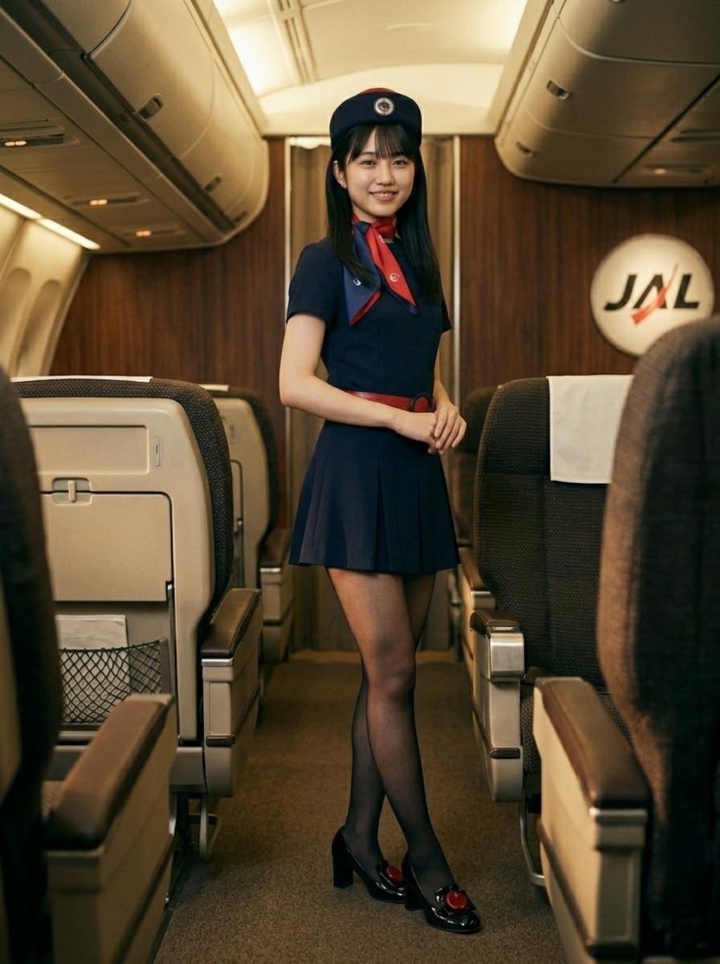 昭和の日　昭和レトロなスチュワーデス２