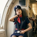 昭和の日　昭和レトロなスチュワーデス２ 6枚目