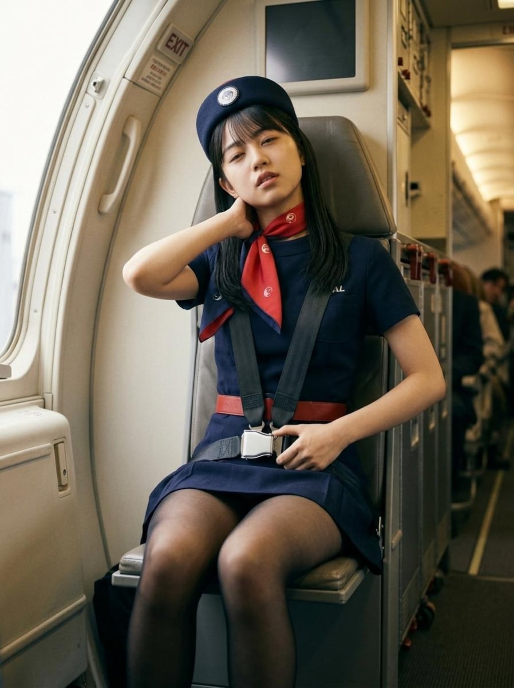 昭和の日　昭和レトロなスチュワーデス２