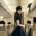 昭和の日　昭和レトロなスチュワーデス２ 3枚目