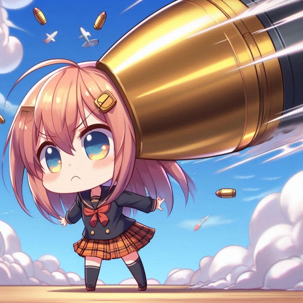 弾丸が飛んできた！