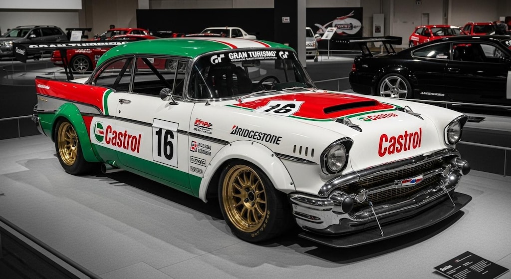 カストロールクラシックカーレーシングカー