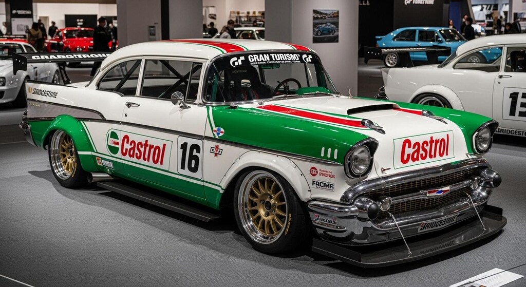 カストロールクラシックカーレーシングカー