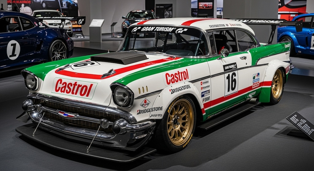 カストロールクラシックカーレーシングカー