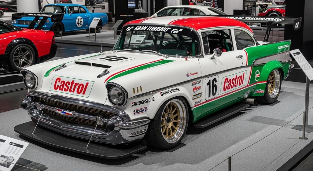 カストロールクラシックカーレーシングカー