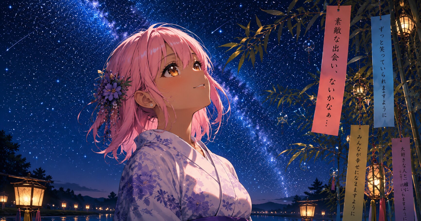 願いを夜空に
