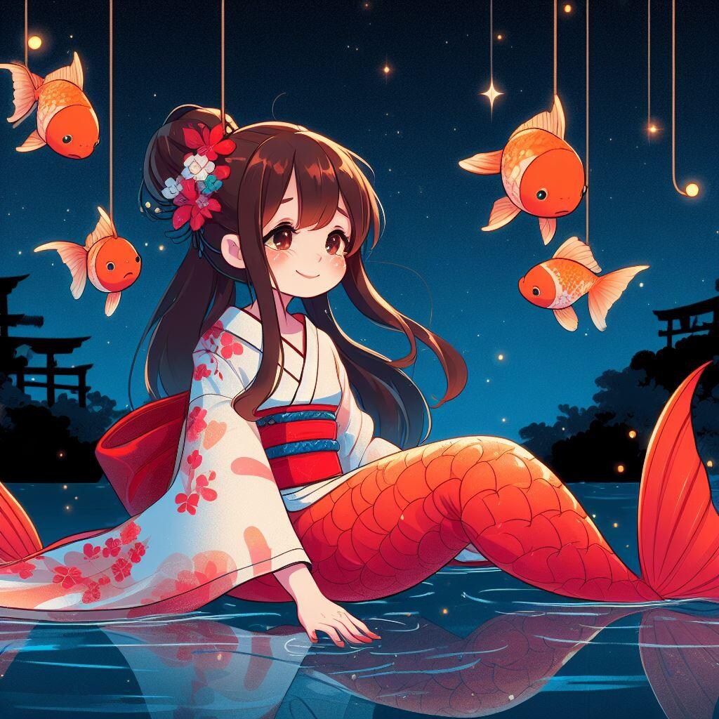 人魚娘は糸を手繰る