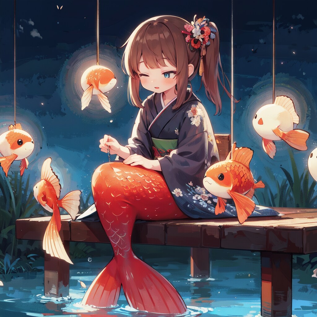 人魚娘は糸を手繰る