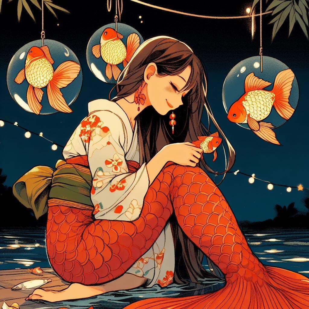 人魚娘は糸を手繰る