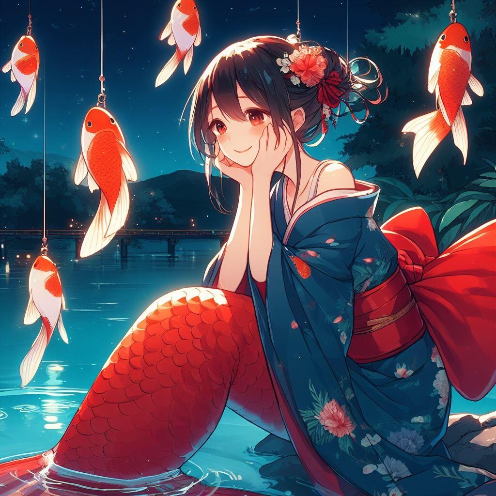 人魚娘は糸を手繰る