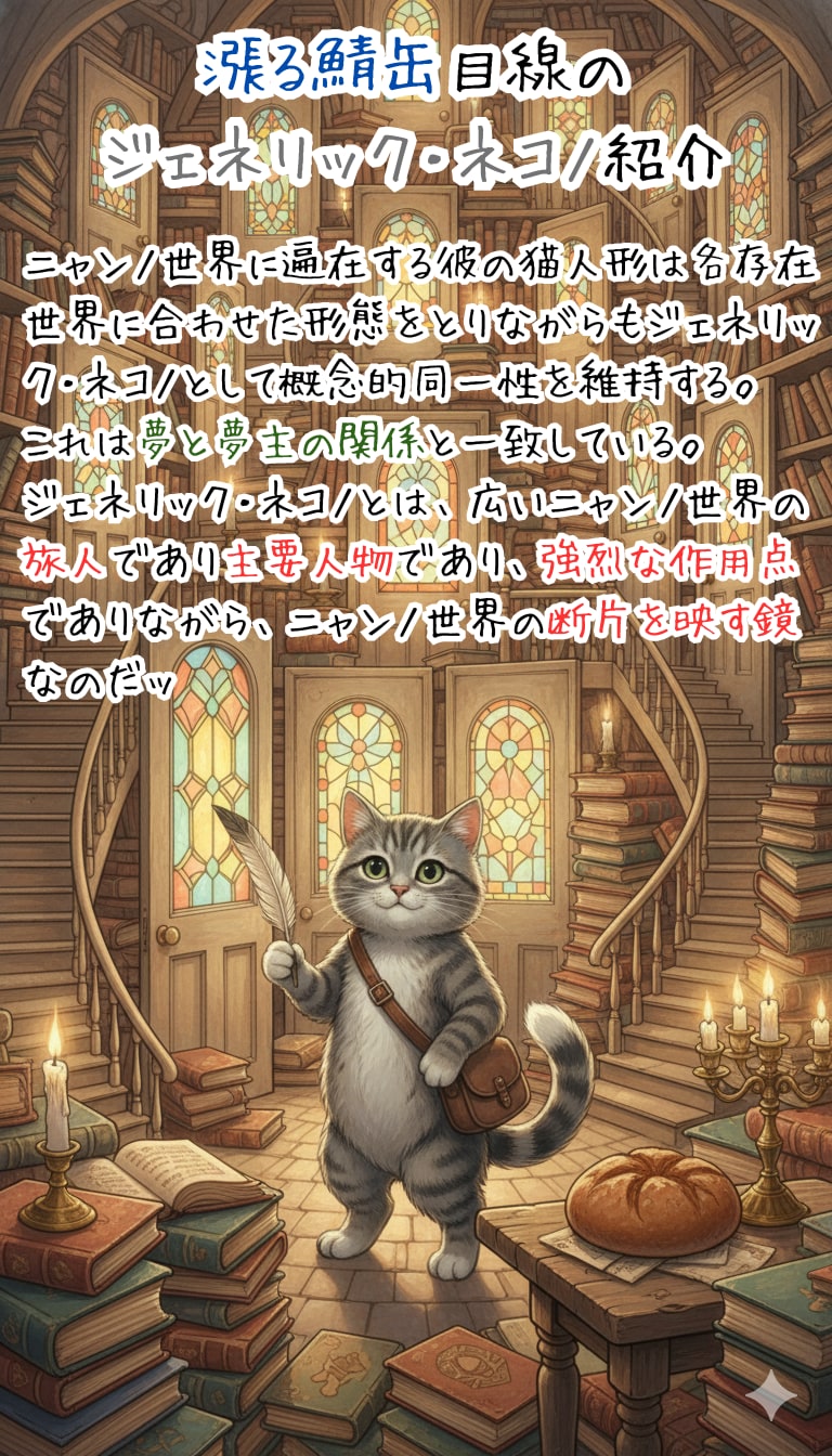 【他己紹介】猫乃つづりさん家のジェネリック・ネコノという怪異。 | の人気AIイラスト・グラビア