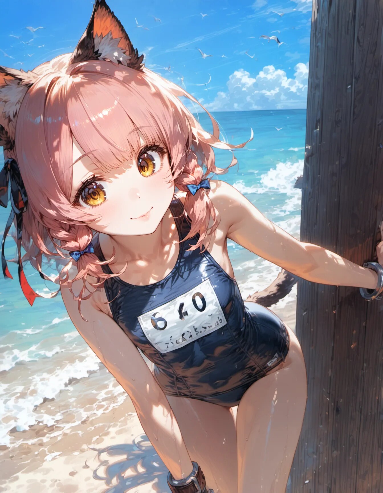 Sunlit Shoreline Smile