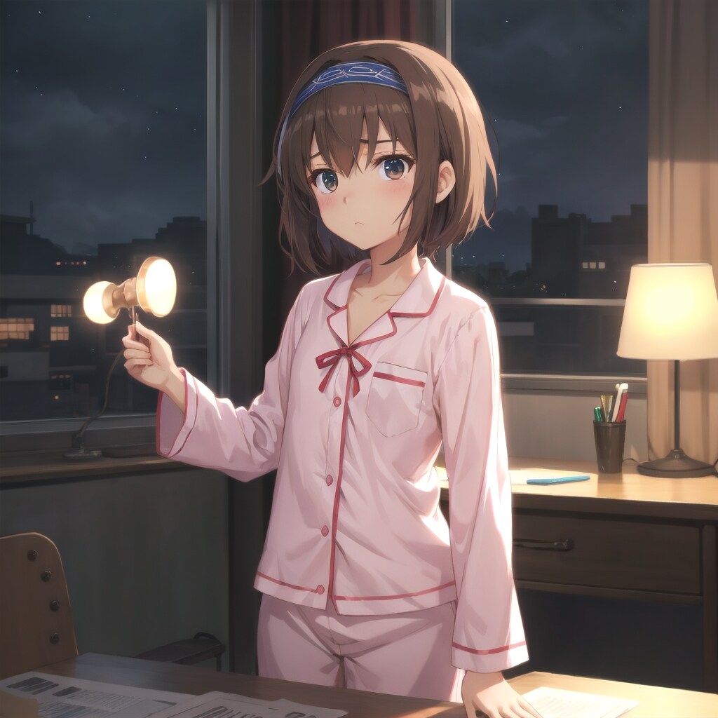 夜更かしの宿題ラストスパート